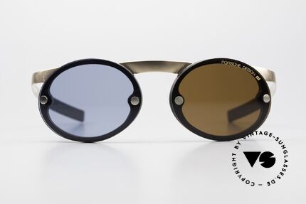 Porsche 5694 P0050 Magnetische Sonnenbrille 90er, Größe: medium, Passend für Herren