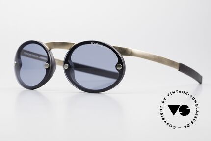 Porsche 5694 P0050 Magnetische Sonnenbrille 90er, Größe: medium, Passend für Herren