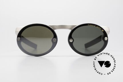Porsche 5694 P0051 Magnet Sonnenbrille 90er, Größe: medium, Passend für Herren