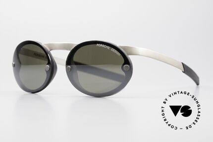 Porsche 5694 P0051 Magnet Sonnenbrille 90er, Größe: medium, Passend für Herren