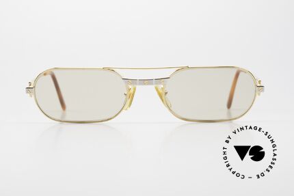 Cartier Must Santos - M Changeable Mineral Lenses, Modell in Größe 55/20 mit Santos-Dekor (3 Schrauben), Passend für Herren und Damen Cartier Must Santos - M Changeable Mineral Lenses, Modell in Größe 55/20 mit Santos-Dekor (3 Schrauben), Passend für Herren und Damen