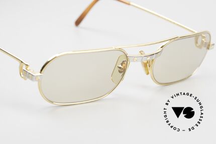 Cartier Must Santos - M Changeable Mineral Lenses, KEINE RETRObrille; ein circa 35 Jahre altes ORIGINAL, Passend für Herren und Damen Cartier Must Santos - M Changeable Mineral Lenses, KEINE RETRObrille; ein circa 35 Jahre altes ORIGINAL, Passend für Herren und Damen