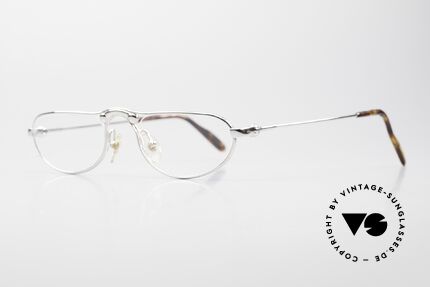 Aston Martin AM04 Lesebrille Herren 90er Platin, fühlbare Spitzenqualität und mit Seriennummer 11866, Passend für Herren