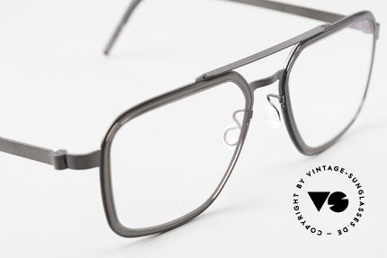 Lindberg 9743 Strip Titanium Herren Designerbrille Titan, ungetragenes Designerstück mit original Lindberg Etui, Passend für Herren