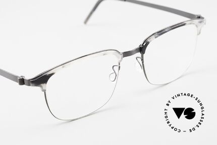 Lindberg 9835 Strip Titanium Designerbrille Ladies & Gents, ungetragenes Designerstück mit original Lindberg Etui, Passend für Herren und Damen
