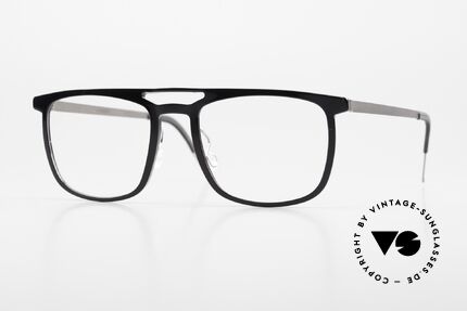 Lindberg 1256 Acetanium Designerbrille Doppelbrücke Details