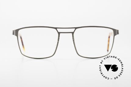 Lindberg 9599 Strip Titanium Markante Herrenbrille 2017, Modell 9599, T311, Gr. 52/19, Bügel 135, Color K25M, Passend für Herren