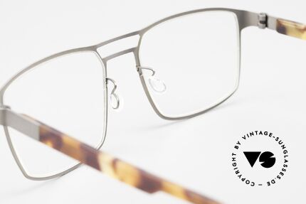 Lindberg 9599 Strip Titanium Markante Herrenbrille 2017, die orig. DEMOgläser können beliebig getauscht werden, Passend für Herren