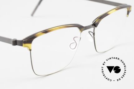 Lindberg 9837 Strip Titanium Kombibrille Ladies & Gents, ungetragenes Designerstück mit original Lindberg Etui, Passend für Herren und Damen