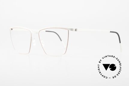 Lindberg 7421 Strip Titanium Feminine Damenbrille 2018, sehr zartes, feminines Design (pinker Nylor-Faden), Passend für Damen