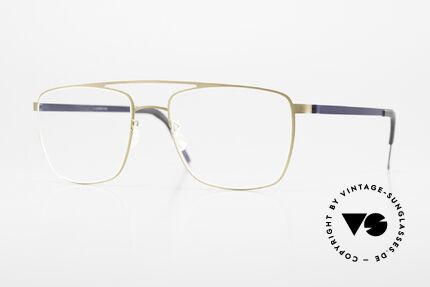 Lindberg 9595 Strip Titanium Herrenbrille Doppelbrücke Details