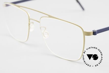 Lindberg 9595 Strip Titanium Herrenbrille Doppelbrücke, kann schon jetzt als 'vintage Lindberg' tituliert werden, Passend für Herren