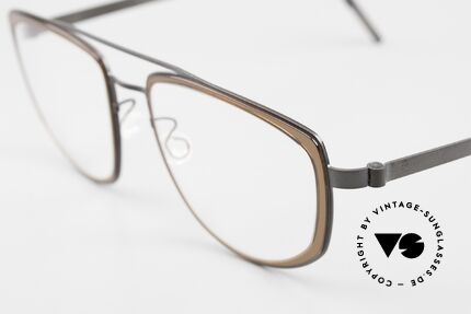 Lindberg 9735 Strip Titanium X Large Brille Für Frauen, kann schon jetzt als 'vintage Lindberg' tituliert werden, Passend für Damen