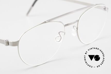 Lindberg 9616 50 Strip Titanium Leichte Designerbrille Unisex, ungetragenes Designerstück mit orig. Etui von Lindberg, Passend für Herren und Damen
