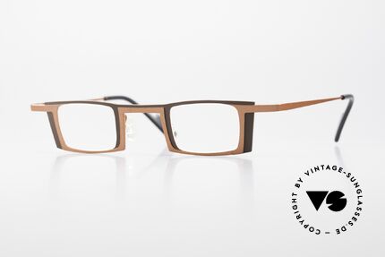 Theo Belgium Bond Titanbrille Damen & Herren, schöne Theo Bond Titanium-Lesebrille von 2006, Passend für Herren und Damen
