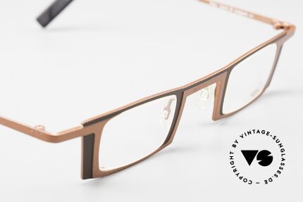 Theo Belgium Bond Titanbrille Damen & Herren, ungetragene Kunstbrille für die, die sich trauen!, Passend für Herren und Damen