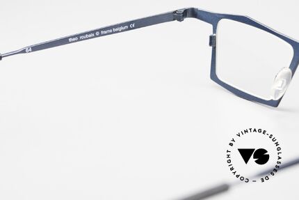 Theo Belgium Roubaix Dunkles Türkis Metallic 2010, die Fassung ist NICHT gleitsichtfähig (Lesebrille), Passend für Herren und Damen