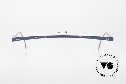 Theo Belgium Tita IV 8 Außergewöhnliche 90er Brille, in 1989 gegründet als 'ANTI MAINSTREAM' Brillenmode, Passend für Herren und Damen