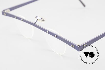 Theo Belgium Tita IV 8 Außergewöhnliche 90er Brille, ungetragenes Theo-Original und KEINE RETROBRILLE!, Passend für Herren und Damen