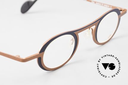 Theo Belgium Wexford Damen & Herrenbrille Titan, ungetragene Kunstbrille für die, die sich trauen!, Passend für Herren und Damen