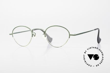 Theo Belgium King Damenbrille Nylor Randlos, halb randlose THEO Brille für Damen von 1998, Passend für Damen