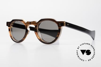 Lesca Panto 6mm 60er Brille Panto Frankreich, 6mm dickes Rahmenprofil = gemacht für die Ewigkeit, Passend für Herren und Damen