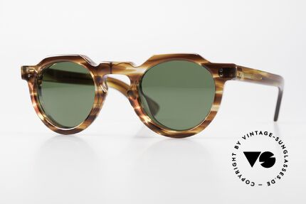 Lesca Panto 6mm Antike 1960er Sonnenbrille Details
