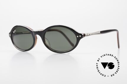 Ray Ban Gatsby Plastic Oval Bausch Lomb USA B&L Brille, original 90er Jahre - made in USA bzw. Irland, Passend für Herren und Damen