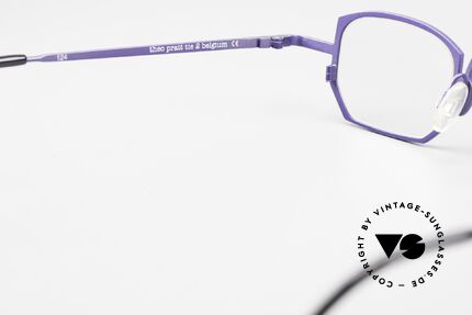 Theo Belgium Pratt Damenbrille Titan Violett, die Fassung ist bedingt gleitsichtfähig; Lesebrille, Passend für Damen