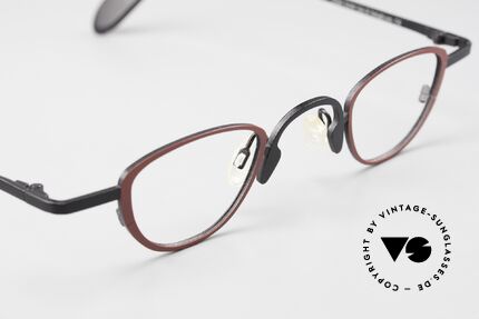 Theo Belgium Bow Tie Damen Lesebrille Titanbrille, ungetragene Kunstbrille für die, die sich trauen!, Passend für Damen