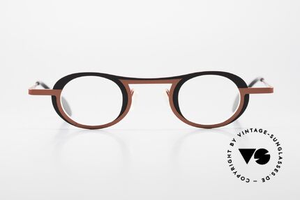 Theo Belgium Wexford Titan Damen & Herrenbrille, rund - ovale vintage Brille; in Größe 35/30, 135, Passend für Herren und Damen