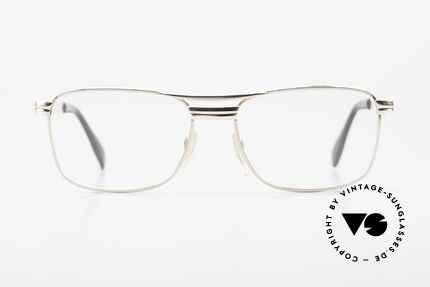 Metzler GF 60er Jahre Golddoublé Brille, Echt-Golddoublé Rahmen im 1/10 12k Mischverhältnis, Passend für Herren