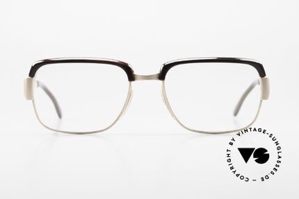 Metzler Marwitz 5006 60er Jahre Gold KombiBrille, klassische Herren Kombi-Brille (Metall mit Oberrand), Passend für Herren