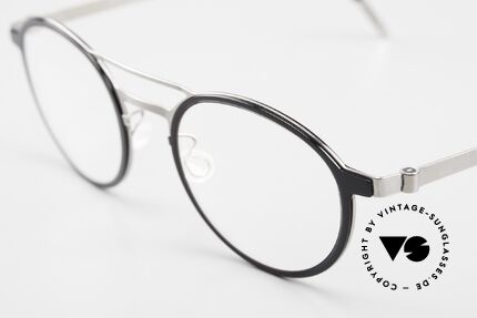 Lindberg 9739 Strip Titanium Runde Brille Doppelbrücke, trägt für uns das Prädikat "TRUE VINTAGE LINDBERG", Passend für Herren
