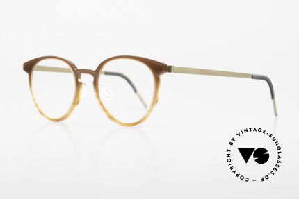 Lindberg 1043 Acetanium Feminine Panto Damenbrille, grandiose Fassung aus Acetat & Titanium Kombination, Passend für Damen