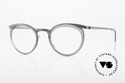 Lindberg 9722 Strip Titanium Damenbrille Panto Stil Rund, Lindberg Damenbrille der Strip Titanium Serie, 2018, Passend für Damen