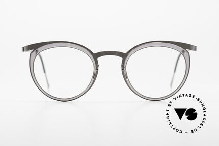 Lindberg 9722 Strip Titanium Feminines Panto-Design, Modell 9722, in Größe 45/22, Bügel 135mm, Color 10, Passend für Damen