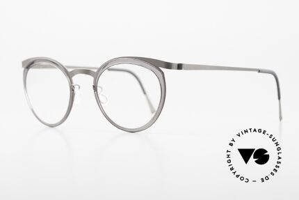 Lindberg 9722 Strip Titanium Feminines Panto-Design, feminines Panto-Design mit Inner-Rims; Top-Qualität, Passend für Damen