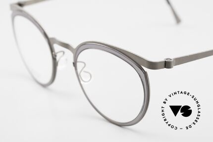 Lindberg 9722 Strip Titanium Damenbrille Panto Stil Rund, kann schon jetzt als 'vintage Lindberg' tituliert werden, Passend für Damen