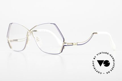 Cazal 226 1980er 90er Damen Brille, edles, perfekt abgestimmtes Farbkonzept; Hingucker!, Passend für Damen