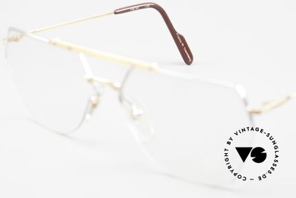 Alpina FM50 Markante 80er Nylor Brille, Demogläser können durch optische ersetzt werden, Passend für Herren