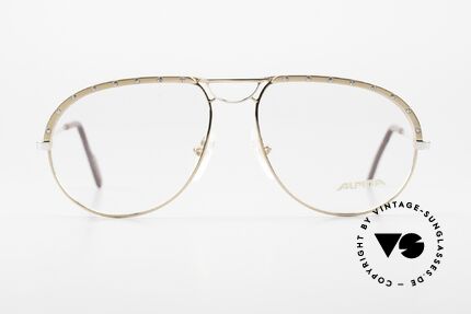 Alpina M1F767 Rare Alte 90er Pilotenbrille, 90er Original in echter Top-Qualität (vergoldet), Passend für Herren