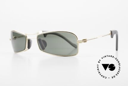 Ray Ban Orbs 9 Base Square G15 Grün B&L USA Brille 90er, eines der letzten Ray Ban Modelle von Bausch&Lomb, Passend für Herren