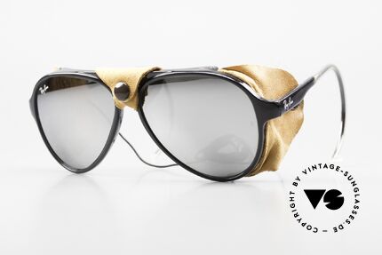 Ray Ban Cats 8000 Glacier Gletscherbrille Skibrille 90er, Ray-Ban Glacier 8000, 58/14mm L1601 Brille von 1991, Passend für Herren und Damen