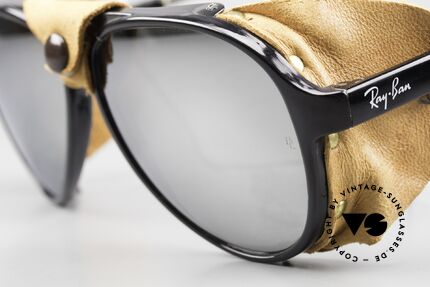 Ray Ban Cats 8000 Glacier Gletscherbrille Skibrille 90er, ideal zum Bergsteigen und für div. Schnee-Sportarten, Passend für Herren und Damen