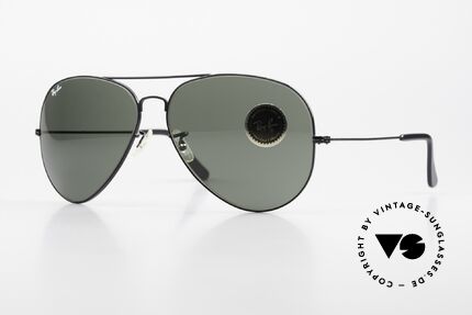 Ray Ban Large Metal III XL B&L USA Brille 64mm, die Pilotenbrille schlechthin in XL Größe 64/14!, Passend für Herren