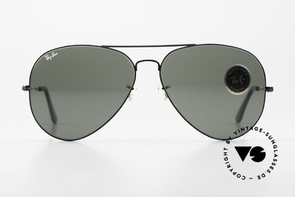Ray Ban Large Metal III XL B&L USA Brille 64mm, legendäre Ray-Ban USA B&L Pilotensonnenbrille, Passend für Herren
