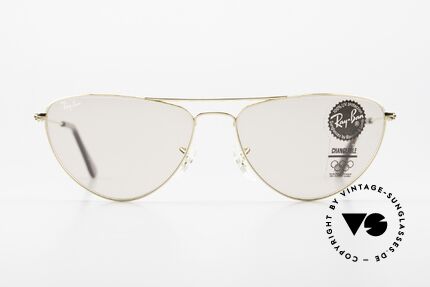 Ray Ban Fashion Metal 1 Ray Ban USA Changeable Glas, W0991 Gold Fototrop Braun Automatik-Gläser, Passend für Herren und Damen