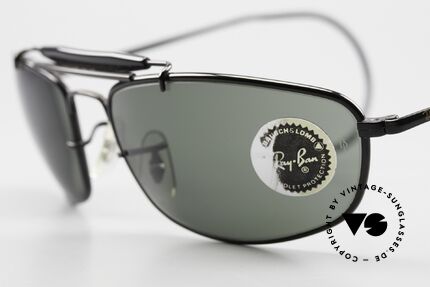 Ray Ban Sport Metal 1994 Olympic Series B&L USA, ideale Passform durch flexible Sportbügel + Sportband, Passend für Herren