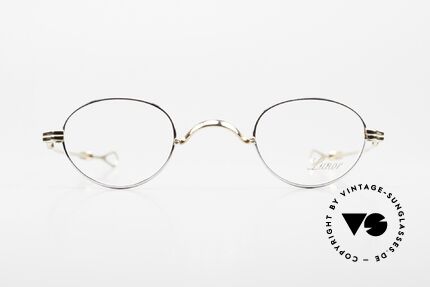 Lunor I 03 Telescopic Bicolor Schiebebügel Brille, minimalistische Brille; stilvoll in zeitloser Eleganz, Passend für Herren und Damen